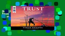 [book] New Trust: Creating the Foundation for Entrepreneurship in Developing Countries