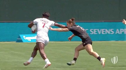 Les 7 meilleurs essais du tournoi féminin de la #RWC7s