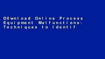 D0wnload Online Process Equipment Malfunctions: Techniques to Identify and Correct Plant Problems