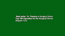 Best seller  Dr. Pestana s Surgery Notes: Top 180 Vignettes for the Surgical Wards (Kaplan Test