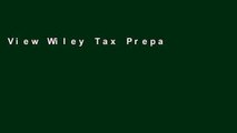 View Wiley Tax Preparer: A Guide to Form 1040 (Wiley Registered Tax Return Preparer Exam Review)