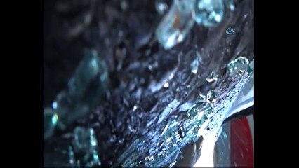 E-5'i felç eden kaza anı kask kamerasında