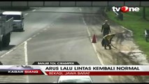 Banjir di Tol Cikampek-Jakarta Surut