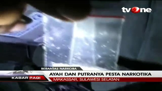 Polisi Tangkap Basah Ayah dan Anak saat Berpesta Sabu