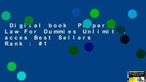 Digital book  Property Law For Dummies Unlimited acces Best Sellers Rank : #1