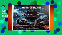 About For Books  Monster Manual: A Dungeons   Dragons Core Rulebook (Dungeons   Dragons Core