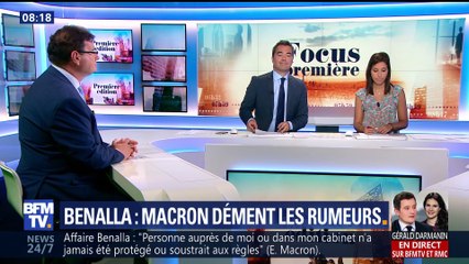 Affaire Benalla : Emmanuel Macron dément les rumeurs