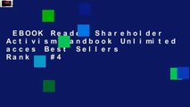 EBOOK Reader Shareholder Activism Handbook Unlimited acces Best Sellers Rank : #4