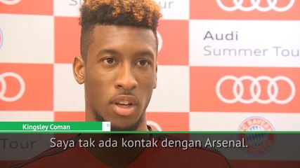 Coman Mengaku Tak Ada Kontak Dengan Arsenal