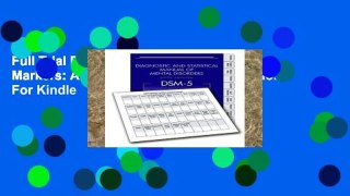 Full Trial DSM-5 Repositionable Page Markers: American Psychiatric Association For Kindle