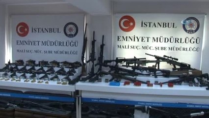 Adnan Oktar Grubuna Gerçekleştirilen Operasyonda Ele Geçirilen Silahlar Görüntülendi