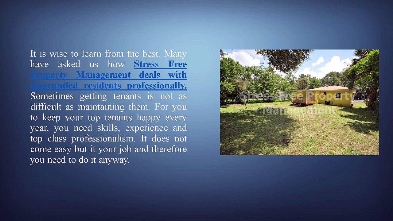 Stress Free Property Management - Boost Your Apartment Retention of Residents