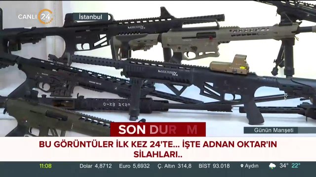 Adnan Oktar suç örgütünün cephaneliği