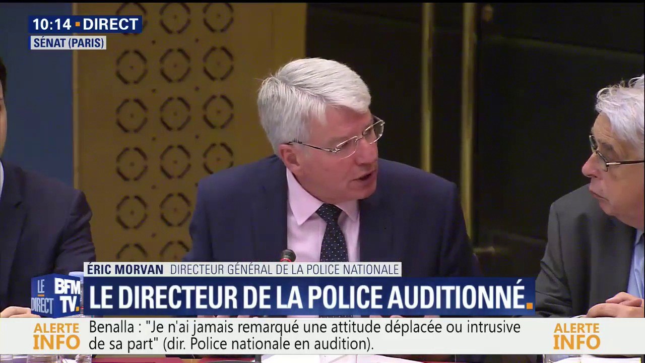 Le directeur général de la police "n'a pas d'information" sur les "relations exécrables" entre les syndicats de police et Alexandre Benalla