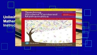 Unlimited acces Teaching Student-Centered Mathematics: Developmentally Appropriate Instruction for