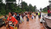 Un barrage s'effondre au Laos: des centaines de disparus
