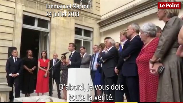 Macron sort de son silence et dit être « le seul responsable » de l'affaire Benalla