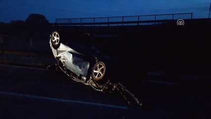 Trafik kazası: 1 ölü, 1 yaralı - TEKİRDAĞ