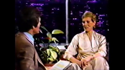 Julie gives an interview on CBS Night Watch, 1982