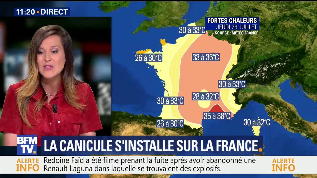 Vous avez eu chaud ces derniers jours ? Ça ne devrait pas s'améliorer d'ici la fin de la semaine