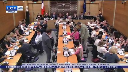 Affaire Benalla: Nicolas Dupont-Aignan claque la porte de la commission d'enquête de l'Assemblée dénonçant une "mascarade" - VIDEO