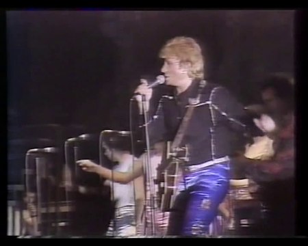 Johnny Hallyday vs Elvis Presley Blue suede shoes