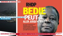 Le Titrologue du 25 Juillet 2018 / RHDP : Bédié peut-il aller jusqu’au bout ?