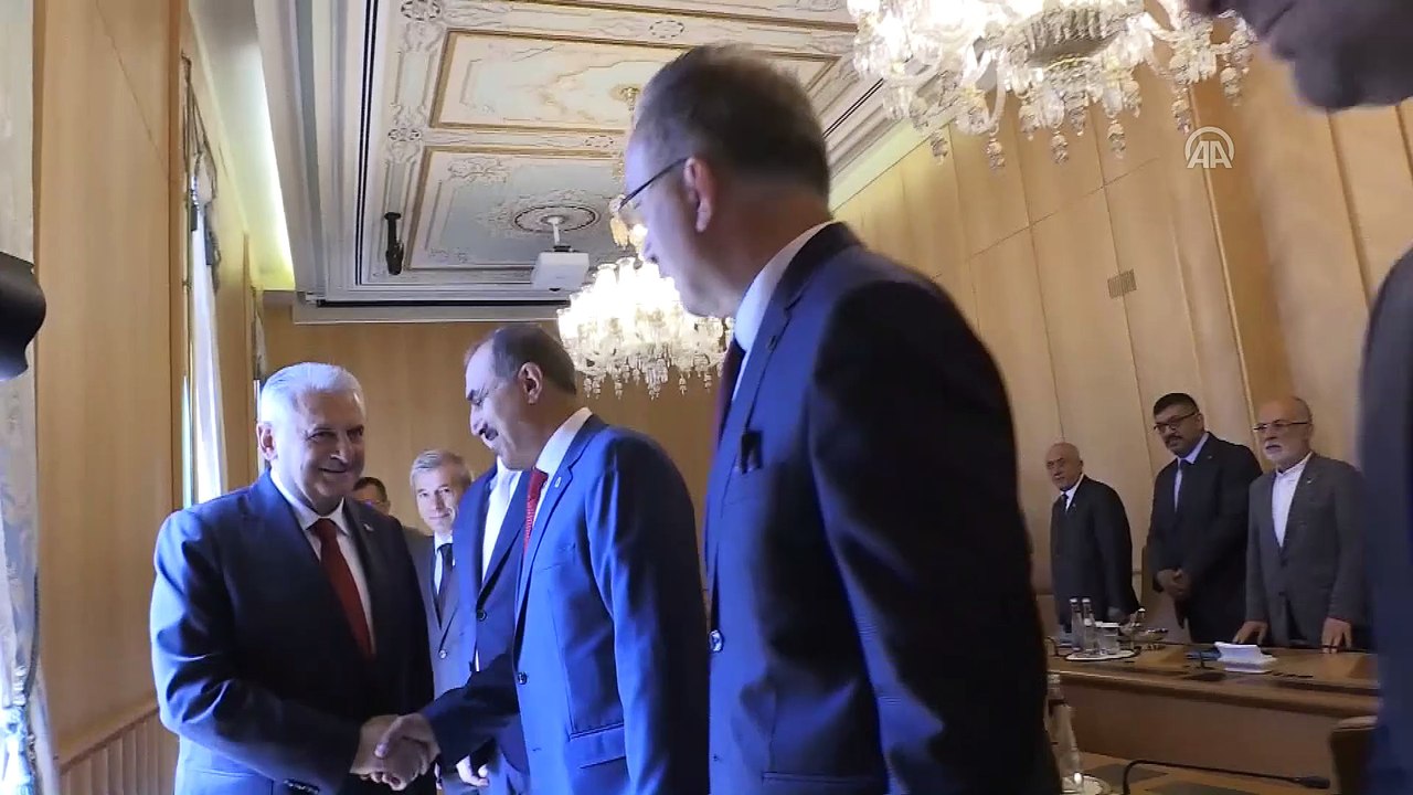 TBMM Başkanı Yıldırım, EKEV ve ERSİAD üyelerini kabul etti - TBMM