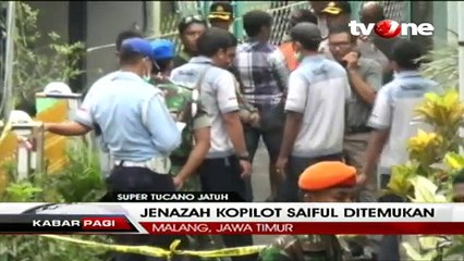 Kopilot Super Tucano Ditemukan di Bawah Reruntuhan Pesawat