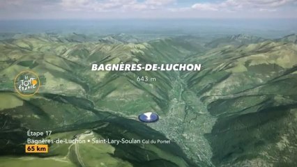 Presentación de la 17º etapa del Tour de Francia.