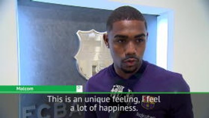 Download Video: Malcom delighted to join 'best club in the world' Barcelona