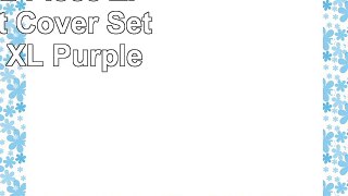 Wrinkle Resistant 1800 Series 2 Piece ZigZag Duvet Cover Set TwinTwin XL Purple