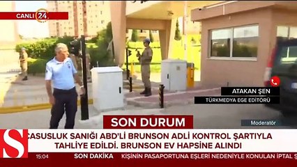 ABD�li rahip Brunson�a ev hapsi