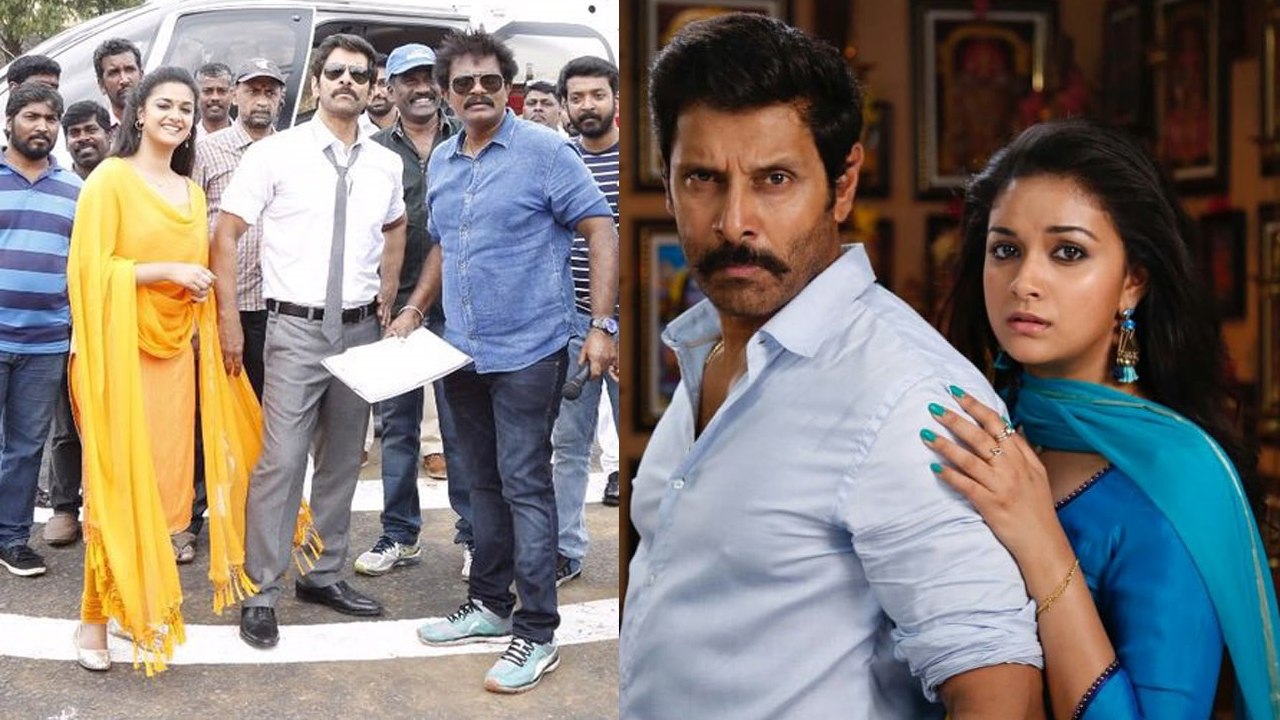 சாமி 2...ரசிகர்களுக்கு சர்ப்ரைஸ் தரும் விக்ரம், கீர்த்தி!- வீடியோ