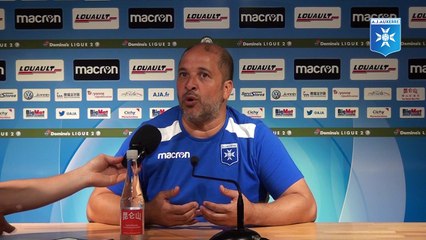 Conférence de presse de Pablo Correa avant VAFC - AJA