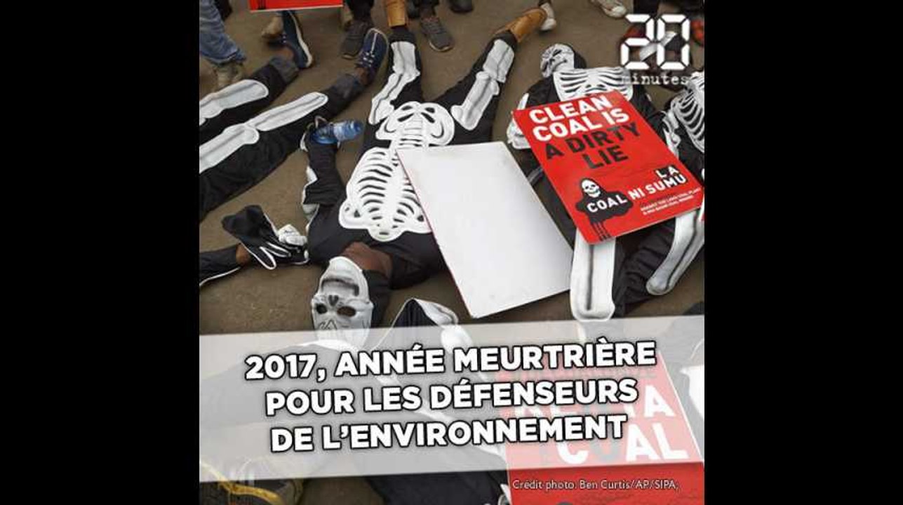 2017, année meurtrière pour les défenseurs de l'environnement