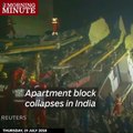 Apartment block collapses in India