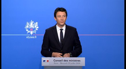 Compte rendu du Conseil des ministres du 25 juillet 2018