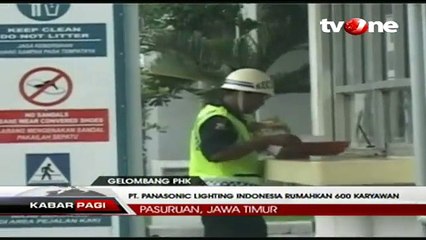600 Pekerja Panasonic Lighting Pasuruan Kena PHK