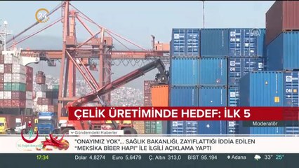 Çelik üretiminde hedef: İlk 5