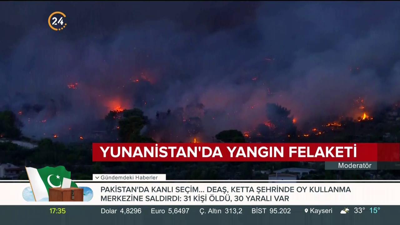 Yunanistan'da felaket