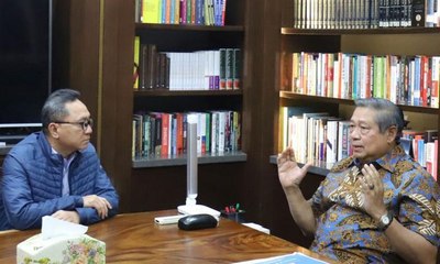 Bertemu, SBY dan Zulkifli Mengaku Tak Bahas Capres-Cawapres