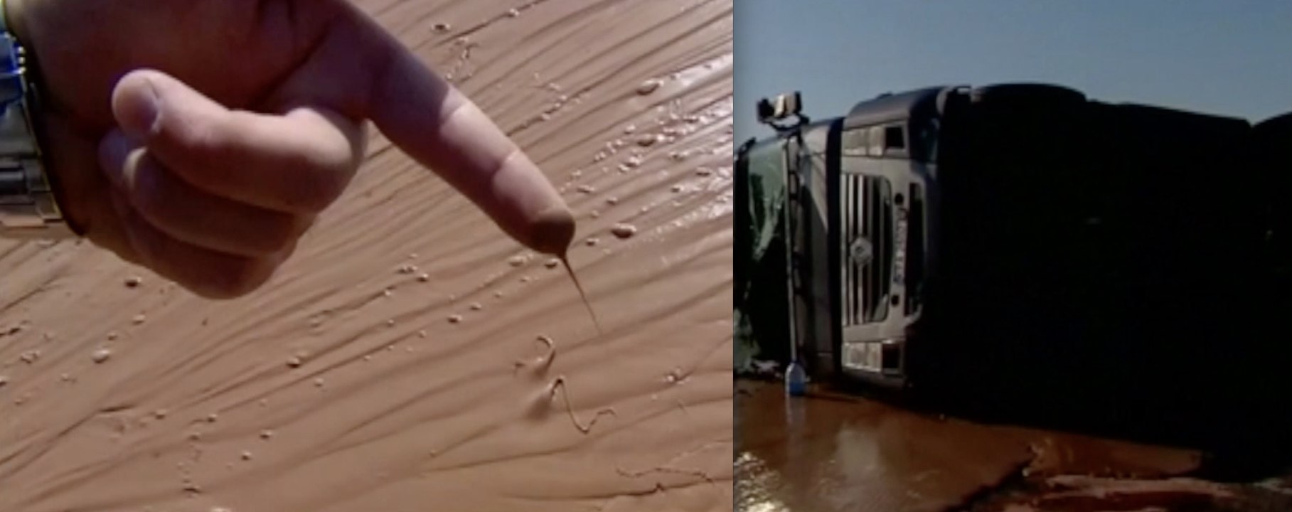 Une coulée de chocolat sur une autoroute polonaise - ZAPPING CUISINE BEST OF DU 31/07/2018