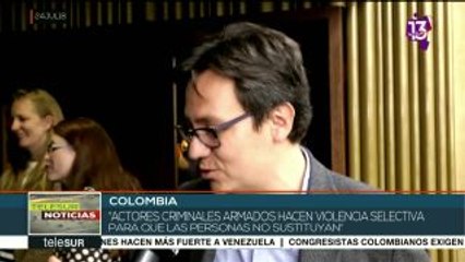 Colombia: org. presentan balance sobre avances del acuerdo de paz