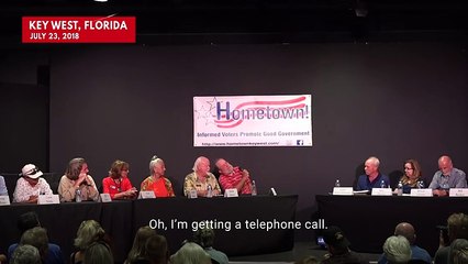 Florida Mayoral Candidate Takes Phone Call From God During Debate