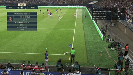 PES 2019 - gameplay FC Schalke vs AS Monaco