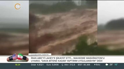 Önce yangın, şimdi de sel vurdu