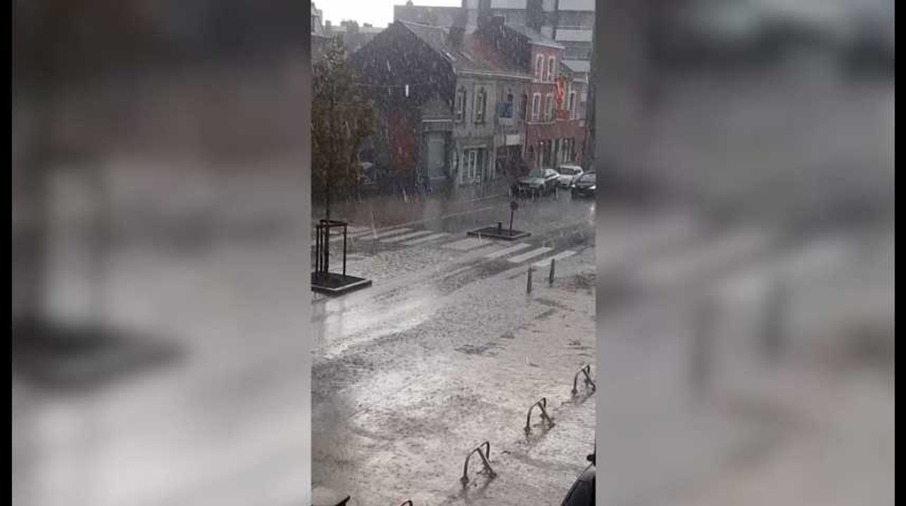 Violent orage à Liège