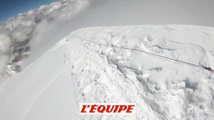 Les images de la GoPro d'Andrzej Bargiel sur le K2 - Adrénaline - Ski