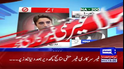 First Unofficial Results - Pakistan General Election 2018 - 25 July 2018 - Dunya News
